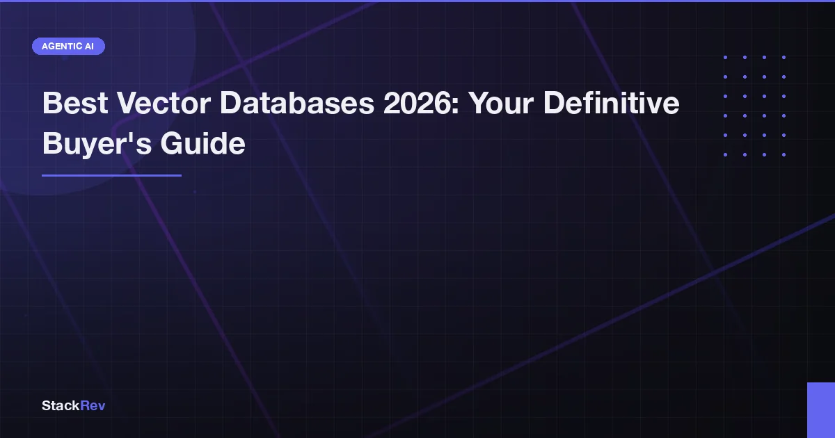 Best Vector Databases 2026: The Only Options That Matter