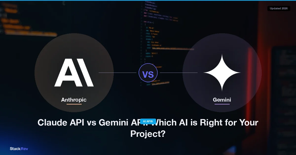 Claude API vs Gemini API: Which AI is Right for Your Project?