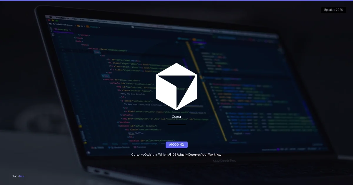 Cursor vs Codeium: Which AI IDE Actually Deserves Your Workflow