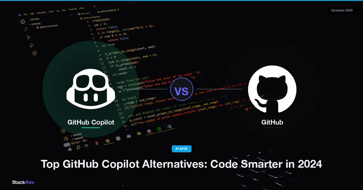 Top GitHub Copilot Alternatives: Code Smarter in 2024