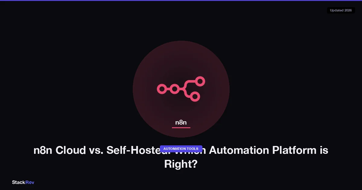 n8n Cloud vs. Self-Hosted: Which Automation Platform is Right?