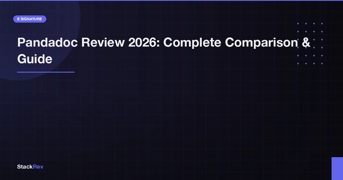 PandaDoc Review 2026: AI Capabilities & E-Signature Features