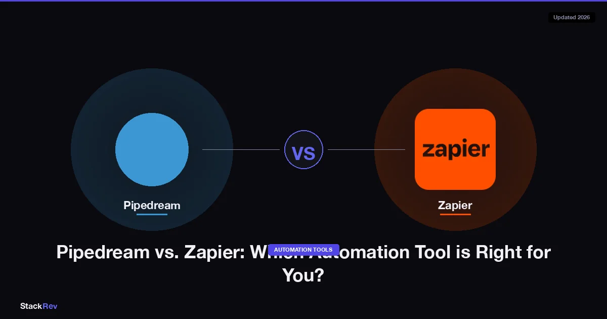 Pipedream vs. Zapier: Which Automation Tool is Right for You?